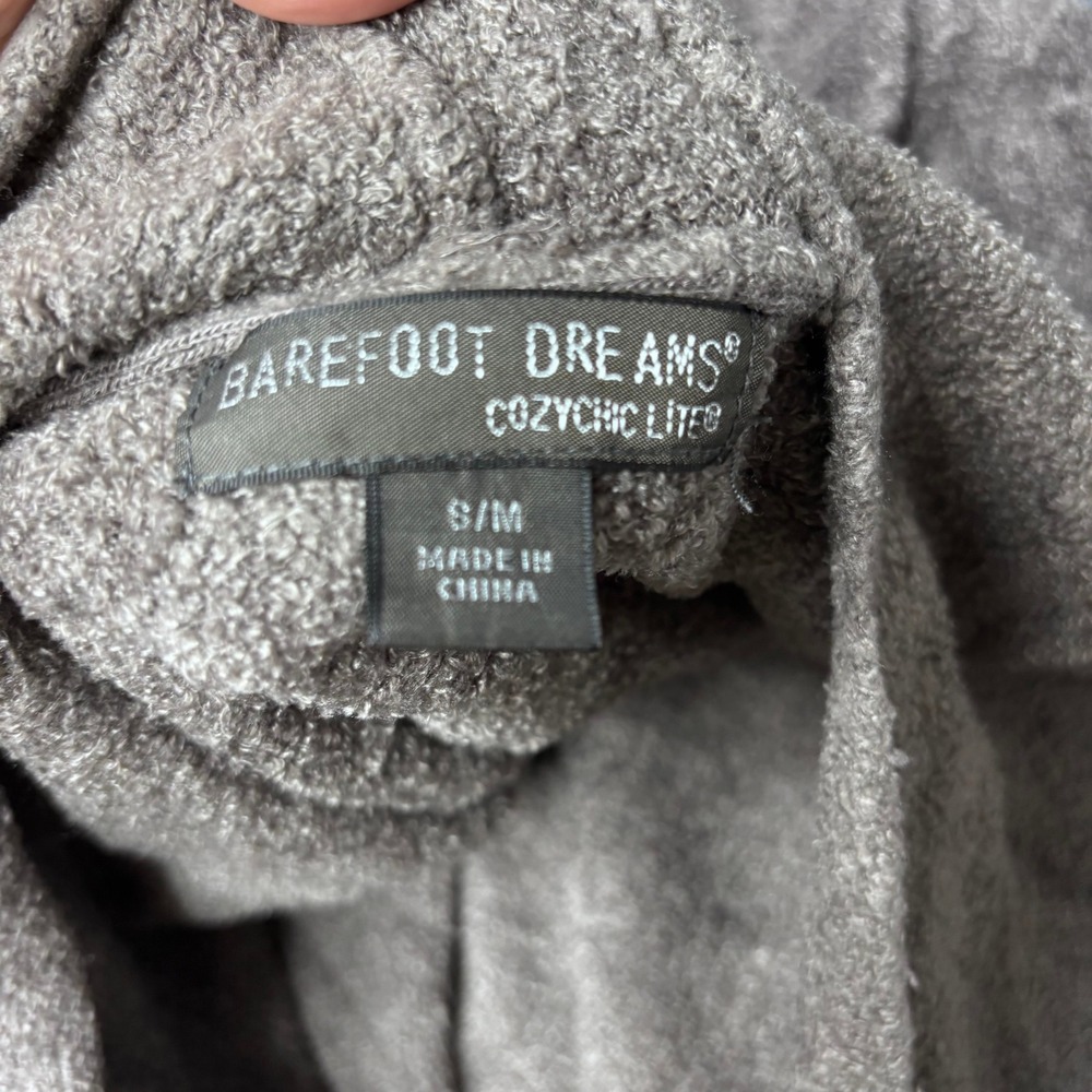 Barefoot Dreams CozyChic Lite Cardigan Duster Open Front Gray‎ Size S M - Picture 2 of 3